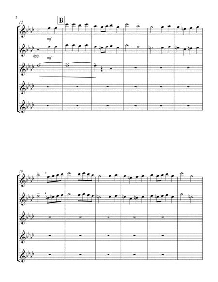 Burgundian Air March Of The Three Kings Oboe Quintet Page 2
