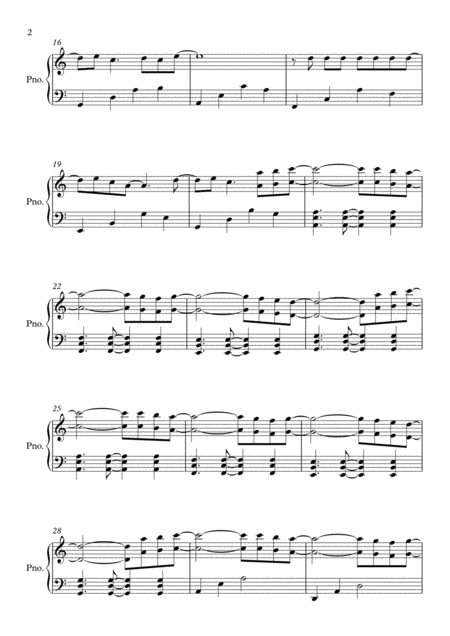 Burn By Ellie Goulding Piano Page 2