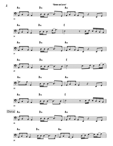 Burnin And Lootin Bass Guitar Tab Page 2