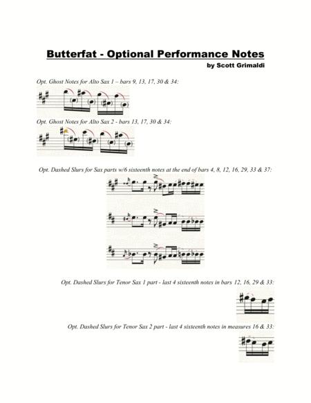 Butterfat For Saxophone Quintet Page 2