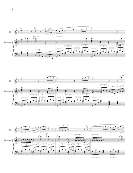 Butterfly Fantasy For Flute And Piano Page 2