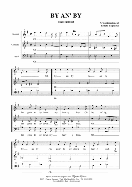 By And By Arr For Sab Choir Page 2