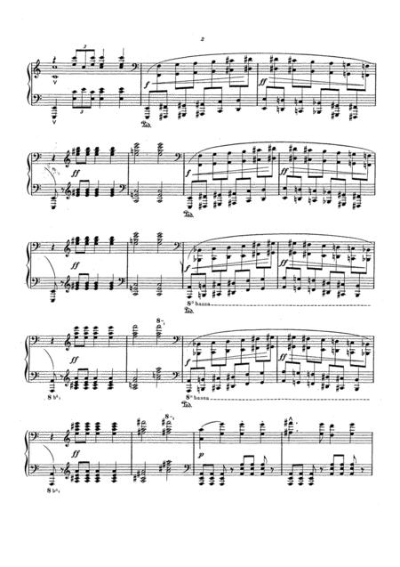 C Saint Sans The Carnival Of The Animals Marche Royale Du Original Piano Solo Page 2