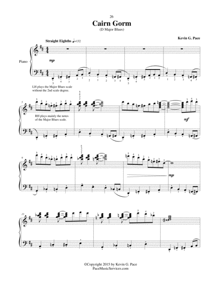 Cairn Gorm Original Piano Solo Page 2