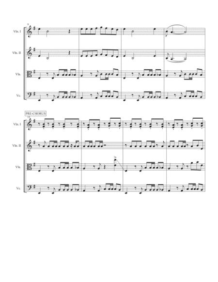 Cake By The Ocean For String Quartet Page 2