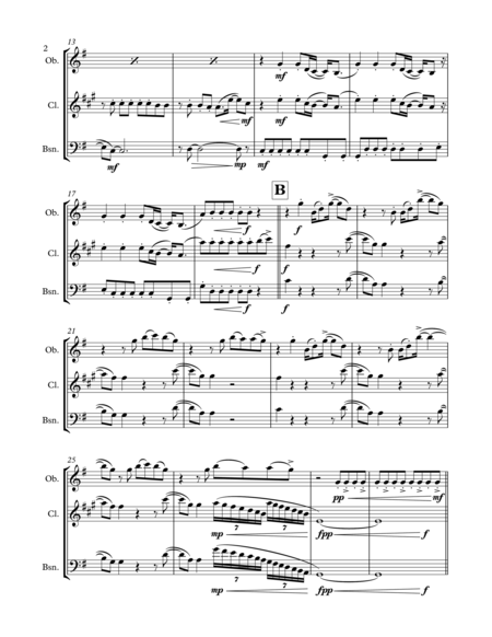 Call Me Maybe For Oboe Clarinet And Bassoon Woodwind Trio Page 2