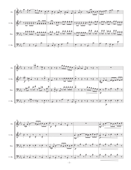 Calvin Hobbes For Double Reed Quartet Page 2