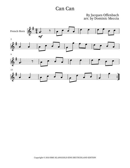 Can Can French Horn And Tuba Duet Page 2