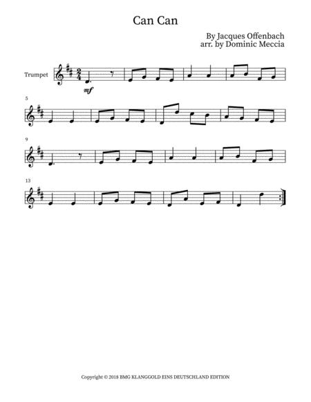 Can Can Trumpet And Tuba Duet Page 2