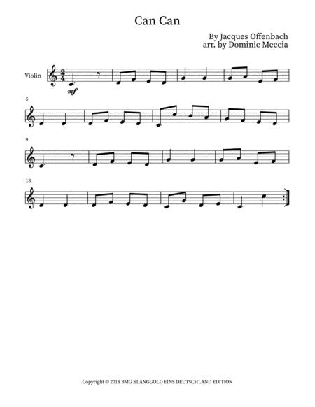 Can Can Violin And Cello Duet Page 2