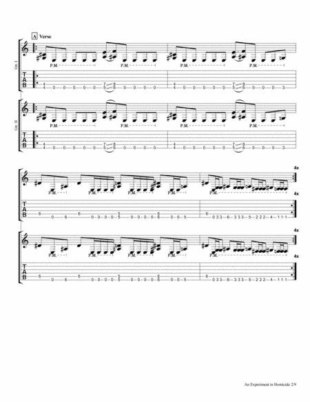 Cannibal Corpse An Experiment In Homicide Guitar Tab Page 2