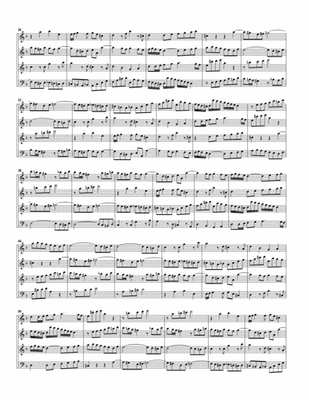 Canon A4 From Musikalisches Opfer Bwv 1079 Arrangement For 4 Recorders Page 2