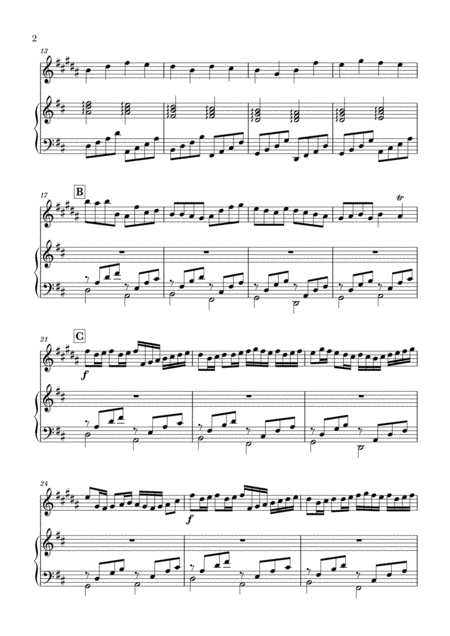 Canon In D For Alto Sax And Piano Page 2