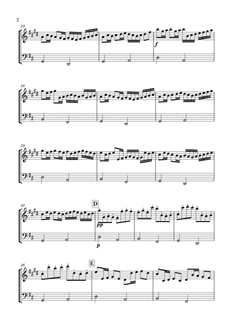 Canon In D For Clarinet In Bb And Cello Page 2