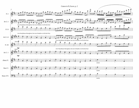 Canon In D For Mixed Flute Clarinet Quartet Page 2