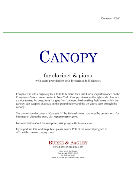 Canopy For Clarinet Piano Page 2