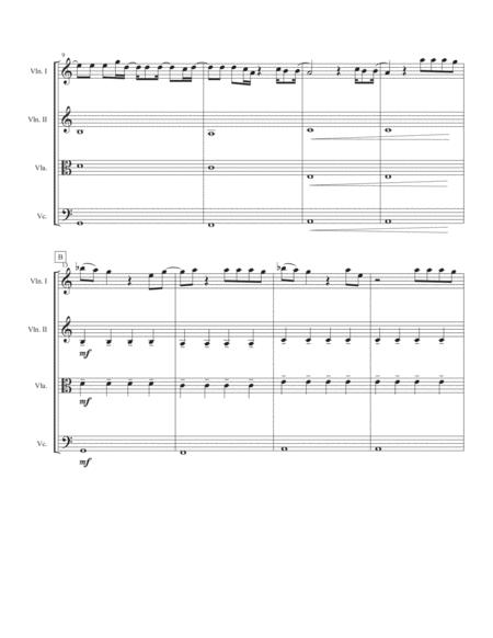 Cant Feel My Face String Quartet Page 2