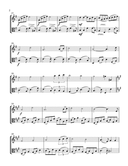 Cant Help Falling In Love Violin Viola Duet Page 2