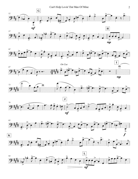 Cant Help Lovin Dat Man Of Mine Cello Page 2