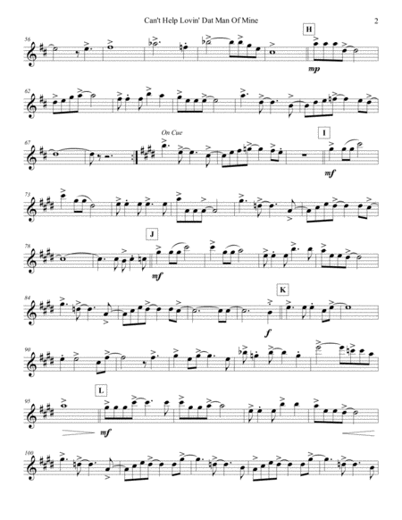 Cant Help Lovin Dat Man Of Mine Violin 2 Page 2