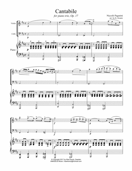 Cantabile Op 17 For Piano Trio Page 2