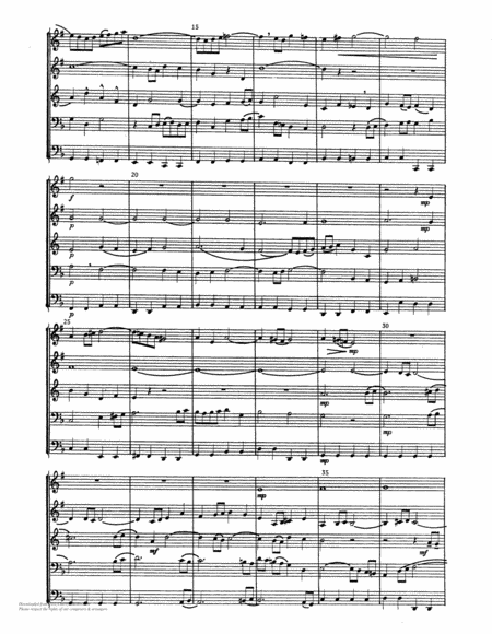 Cantata 118 For Brass Quintet Page 2