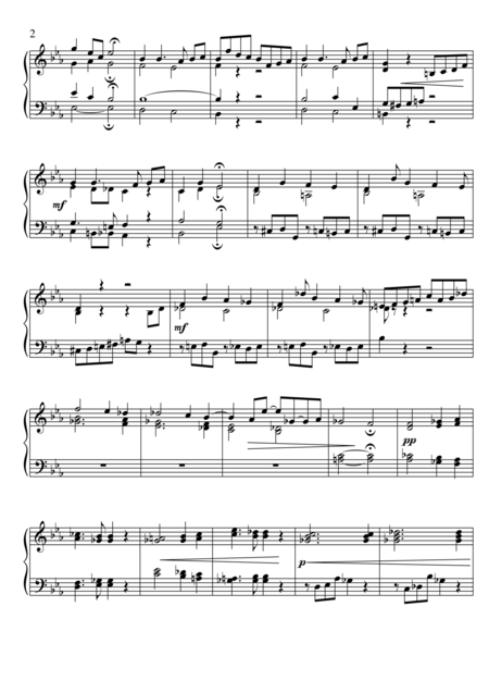 Cantata In E Flat Major For Organ Page 2