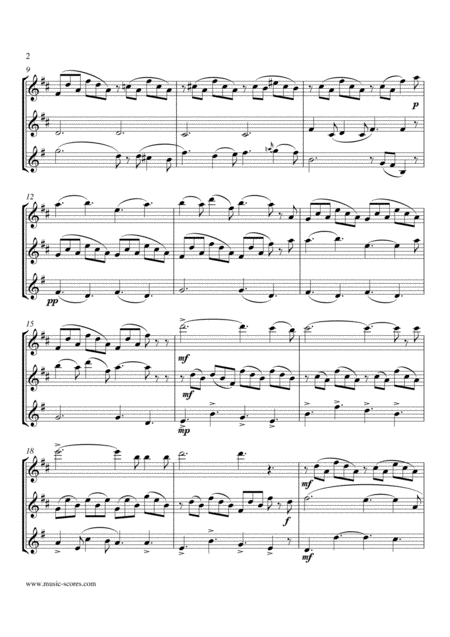 Cantique De Noel O Holy Night 2 Alto Saxes And Tenor Sax Page 2