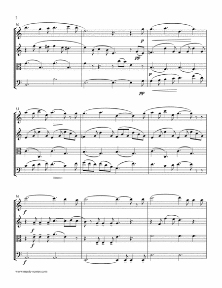 Cantique De Noel O Holy Night String Quartet Page 2