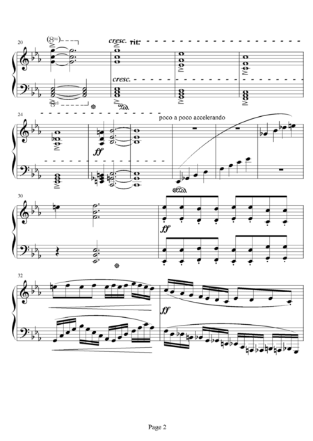 Caprice In C Minor Hn 1 No 1 Page 2
