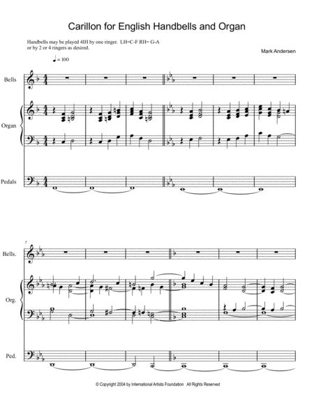 Carillon For English Handbells And Organ Page 2