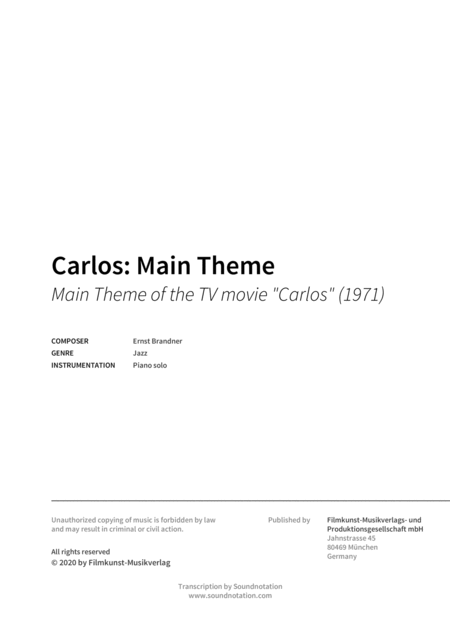 Carlos Main Theme Page 2