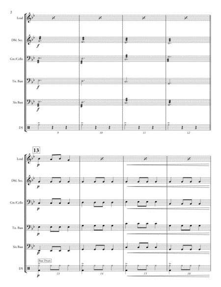 Carol Of The Bells Arranged For Steel Drums Page 2