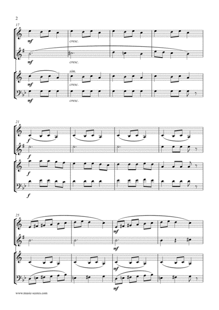 Carol Of The Bells Clarinet Alto Sax Trumpet Trombone Page 2