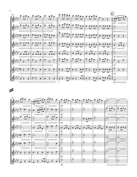 Carol Of The Bells F Min Oboe Octet Page 2