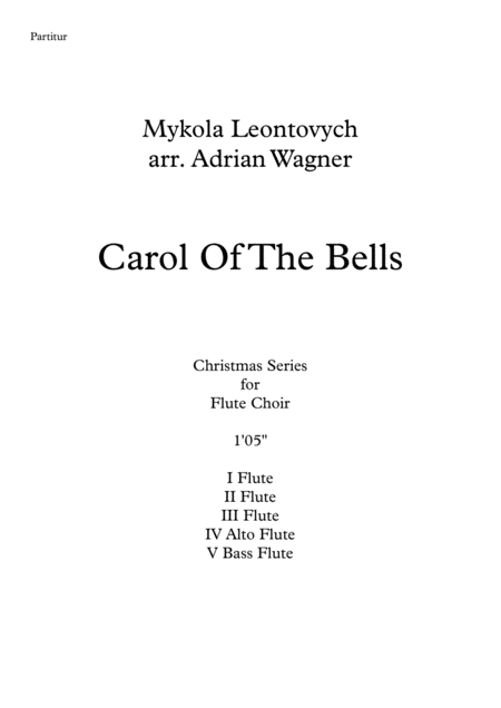 Carol Of The Bells Flute Choir Arr Adrian Wagner Page 2