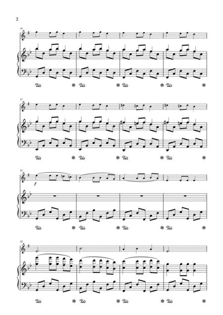 Carol Of The Bells For Alto Saxophone And Piano Page 2