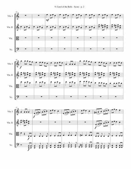 Carol Of The Bells Renaissance Rock String Quartet Advanced Page 2