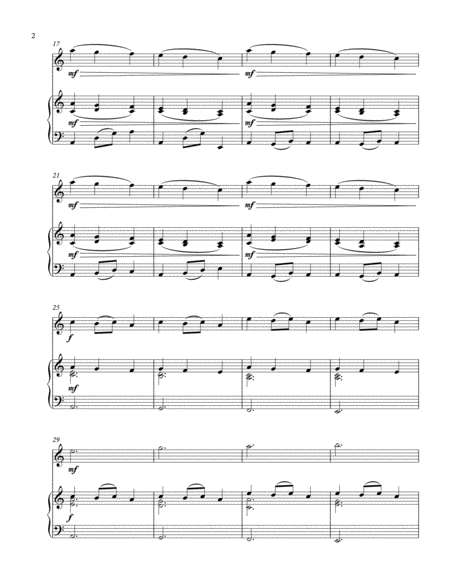 Carol Of The Bells Violin And Piano Page 2
