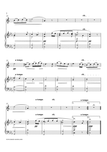 Carol Of The Birds Alto Sax And Piano Page 2