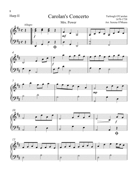 Carolans Concerto Harp Ii Page 2