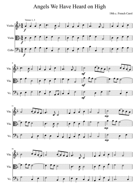 Carols For String Trio Volume I Page 2