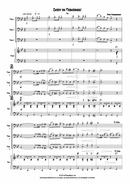 Carry On Trombones Trio Page 2