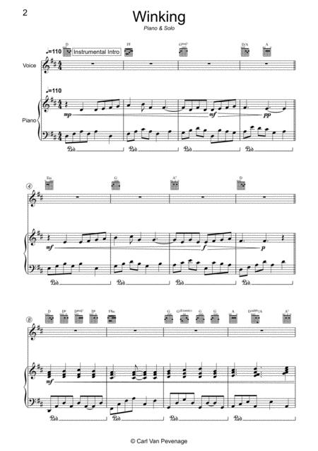 Cc006sol Winking To Love Piano Any C Instrument Page 2