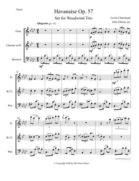 Cecile Chaminade Havanaise For Woodwind Trio Page 2