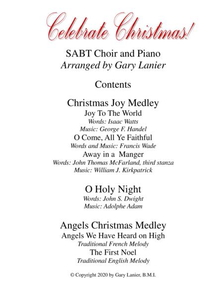 Celebrate Christmas 3 Songs For Satb Chior And Piano Includes Choir Parts Page 2