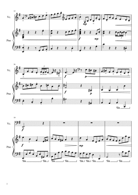 Cello Sonata In Em Page 2