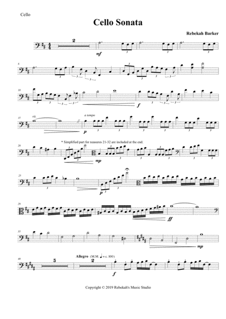 Cello Sonata Page 2