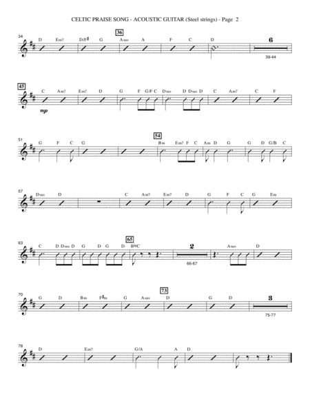 Celtic Praise Song Acoustic Guitar Page 2