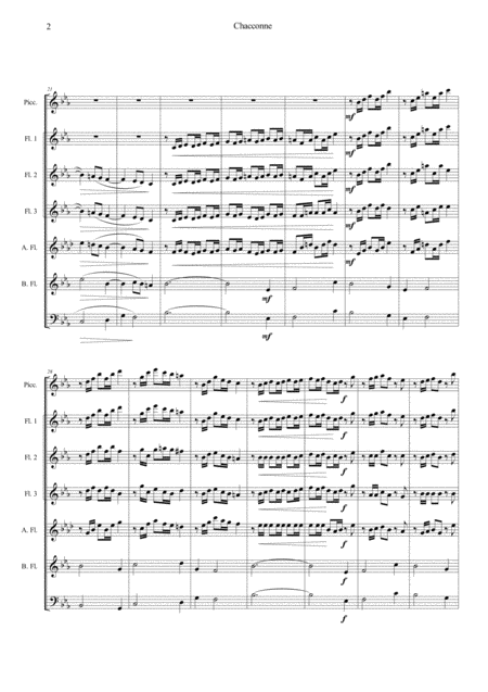 Chacconne From First Suite Eb Page 2